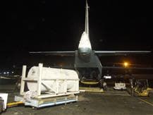 Special charter for repair of the catcracker for the refinery on Curacao, April 2013
